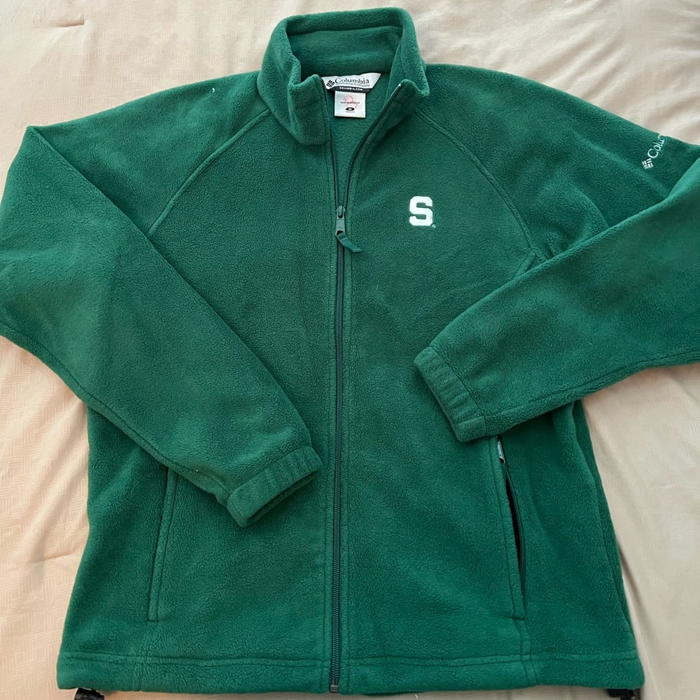 Columbia Michigan State Spartans Zip-Up Fleece